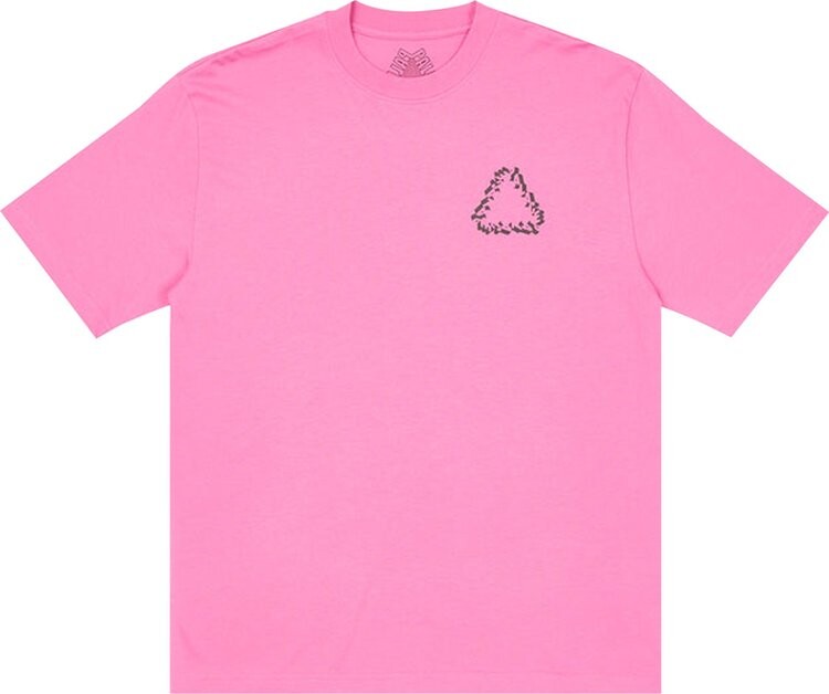 

Футболка Palace Nein Fuss T-Shirt 'Pink', розовый
