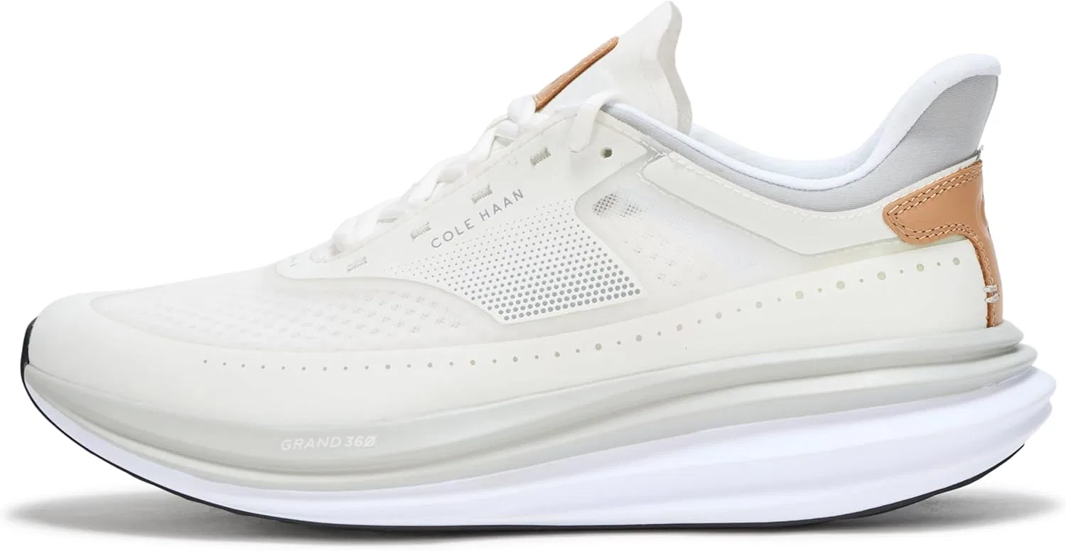 Спортивная обувь Cole Haan для мужчин - Оригинальные беговые кроссовки GRAND QUADSTAR - Высокие, 2-Optic White Nimbus Cloud Optic White — фото 2