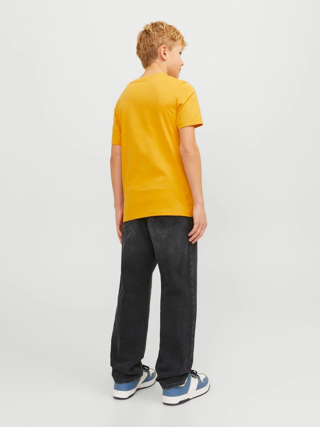 Джинсы свободного кроя Chris, JACK & JONES Junior, черные — фото 4