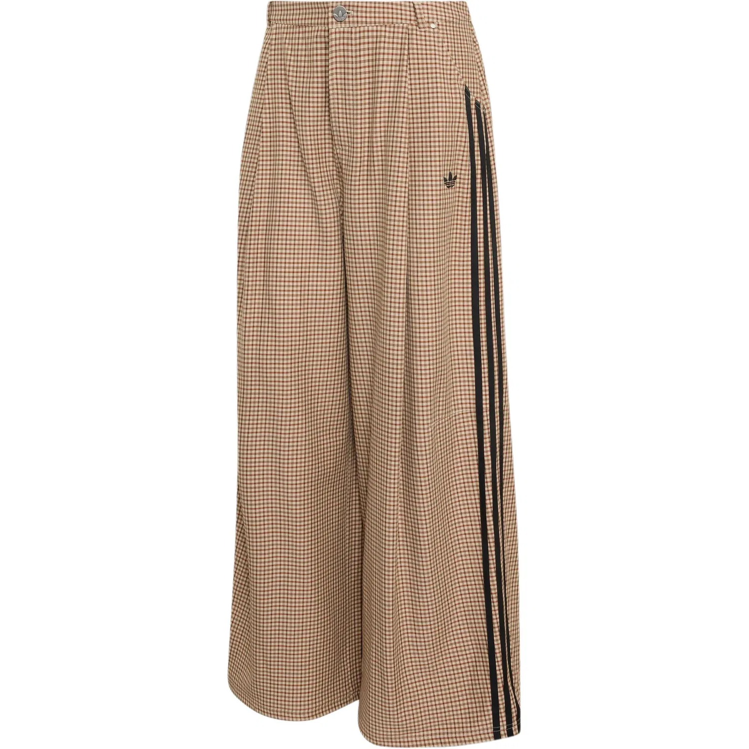 Женские спортивные штаны с принтом Adidas Originals, Flax Crystal Brown/Aurora Brown/Green/Vermilion