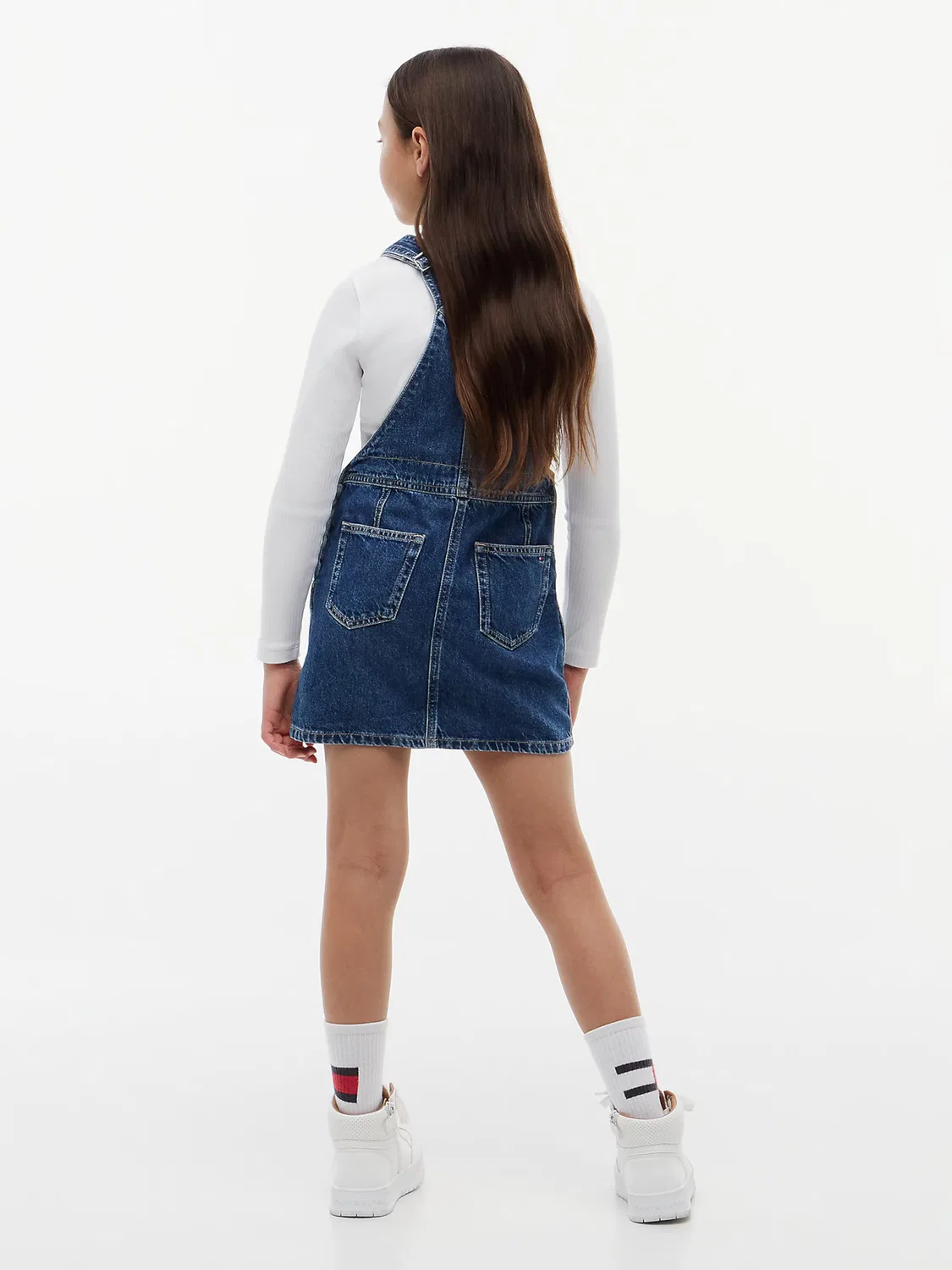 Юбка Tommy Hilfiger Heritage в темно-синем цвете и из синего денима — фото 3