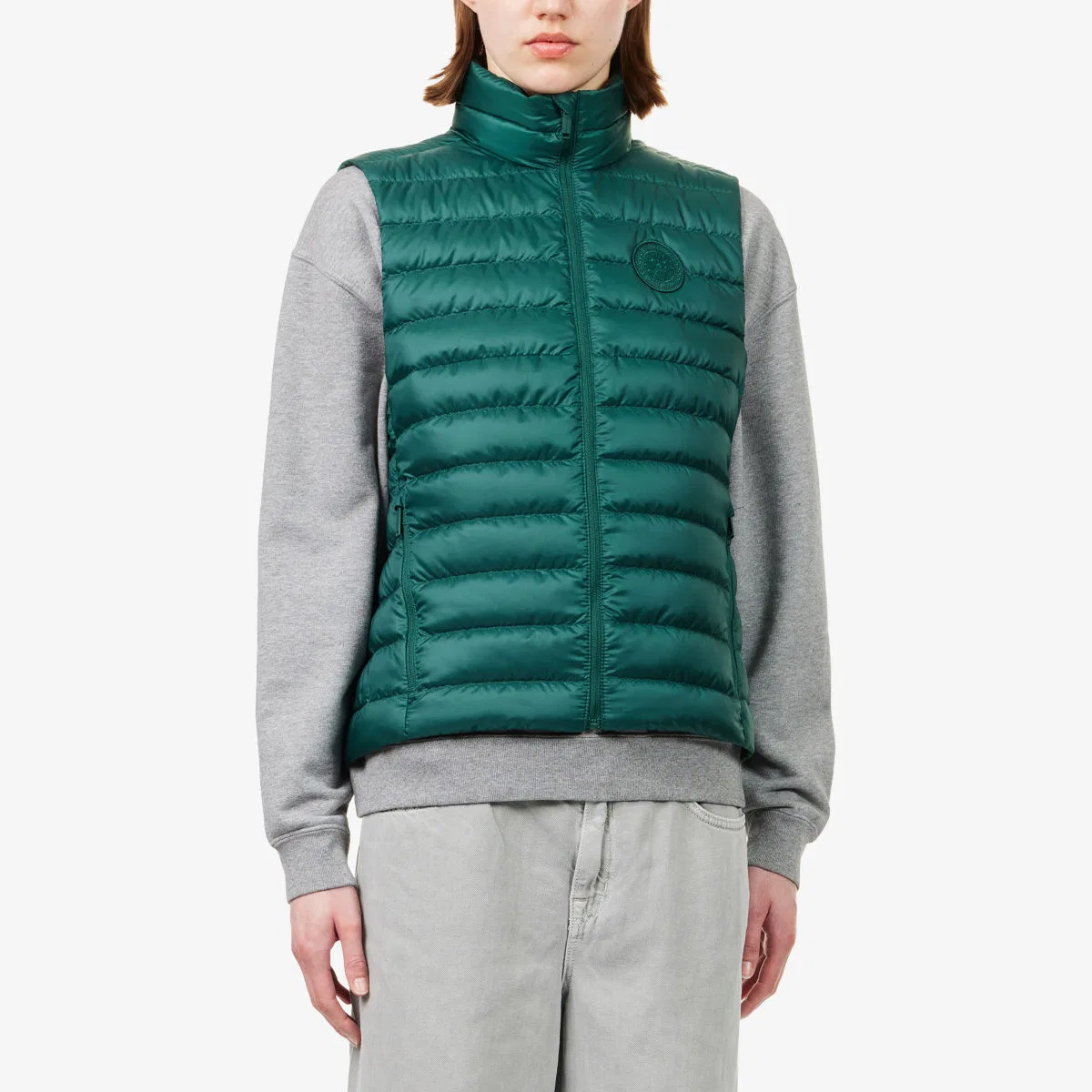 Утепленный жилет Aethera из нейлонового пуха Canada Goose, зеленый — фото 3