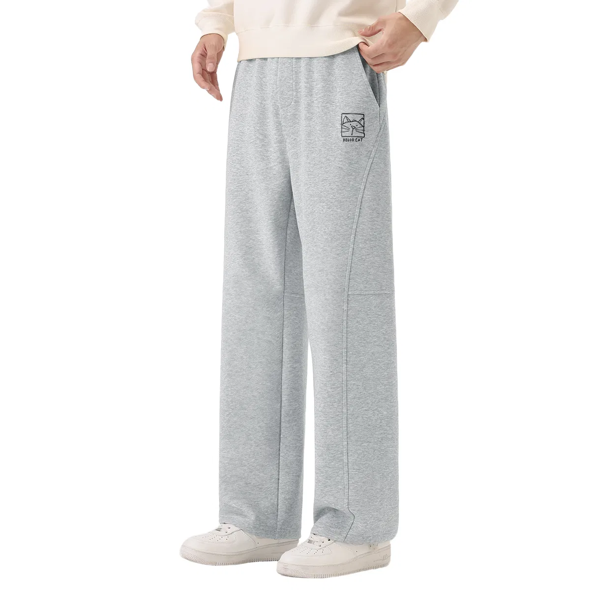 Детские спортивные брюки свободного кроя Tonlion, Цвет: Heather Navy