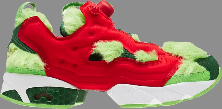 

Кроссовки instapump fury cv 'grinch' Reebok, зеленый, Зеленый;красный, Кроссовки instapump fury cv 'grinch' Reebok, зеленый
