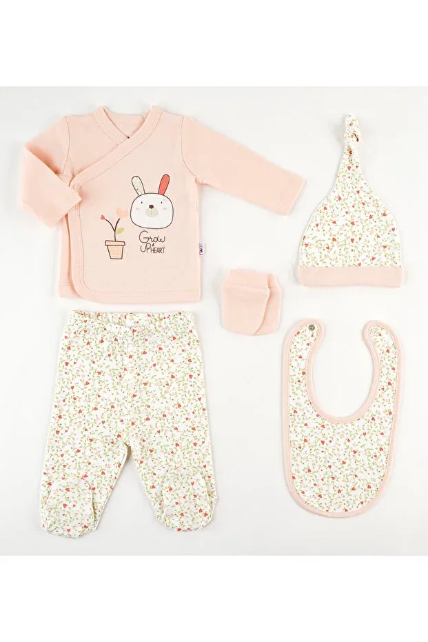 Детский комплект одежды для новорожденных хлопковый Mother Love, Flower Pattern — фото 3