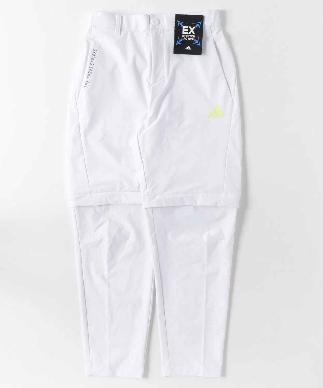 Мужские брюки с разъемными штанинами Adidas Golf EX-STRETCH ACTIVE, Белый