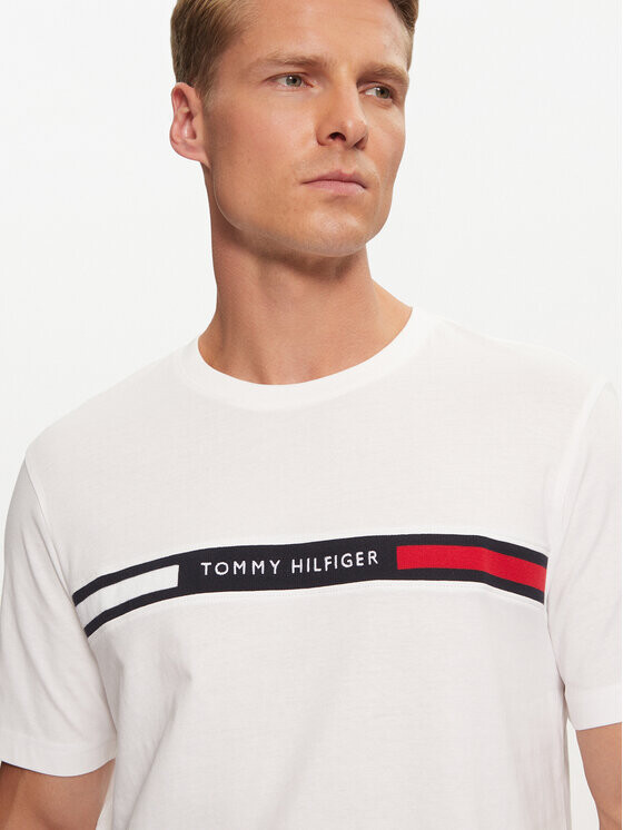 Футболка стандартного кроя Tommy Hilfiger, белый — фото 4