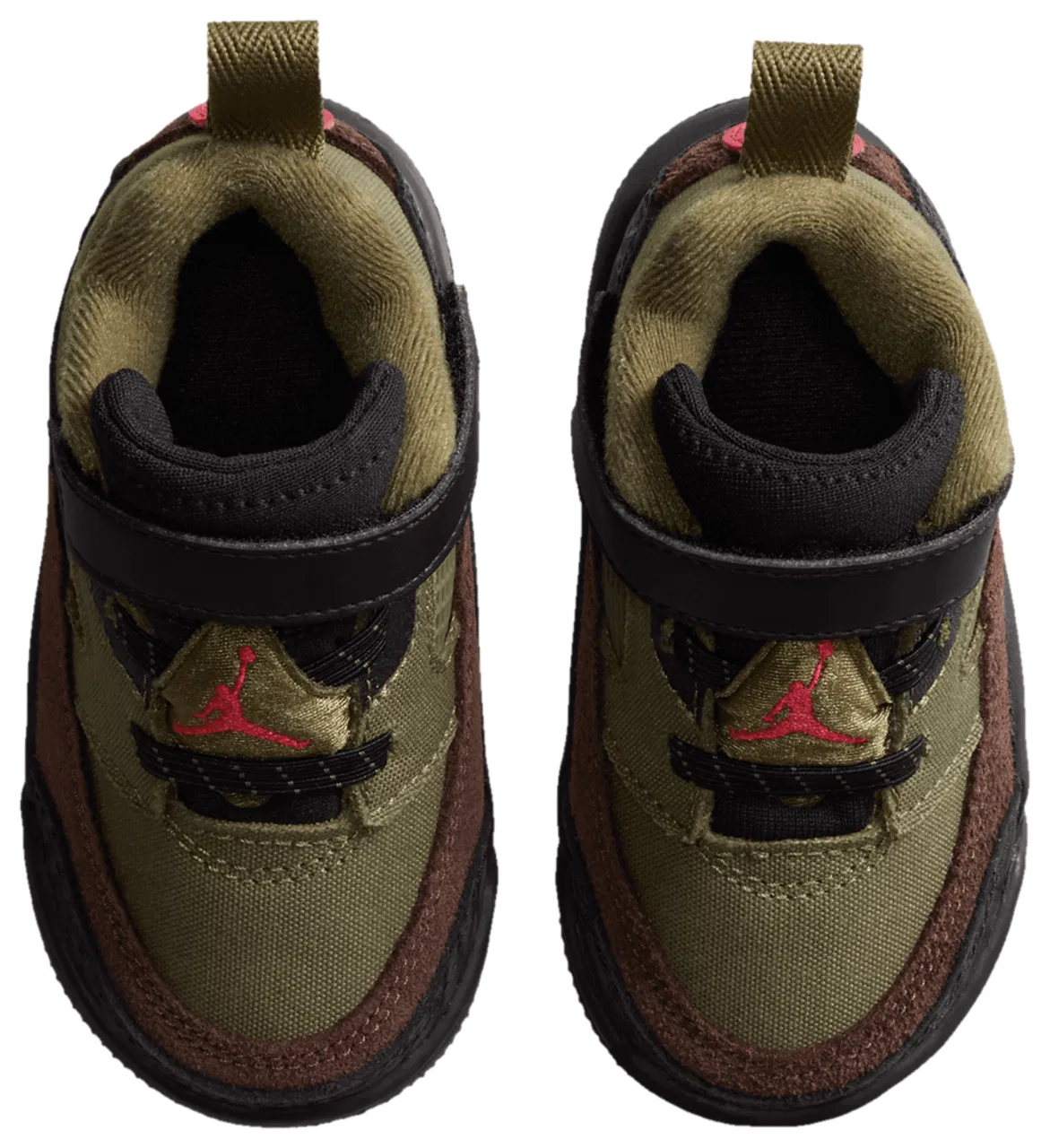 Кроссовки для мальчиков Spizike Low V2 Jordan, цвет Medium Olive/Black — фото 4
