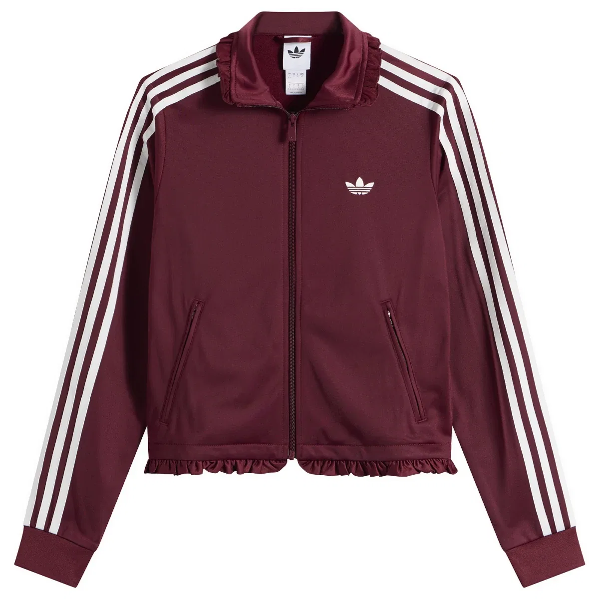 Женский топ-трак с защипами Firebird Adidas, Shadow Red