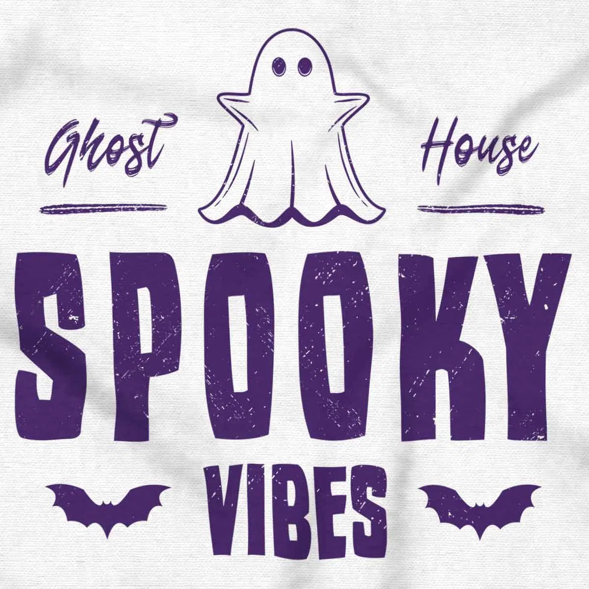 Детский боди-комбинезон с коротким рукавом Cool Halloween Ghost University Vibes Brisco Brands, White — фото 2