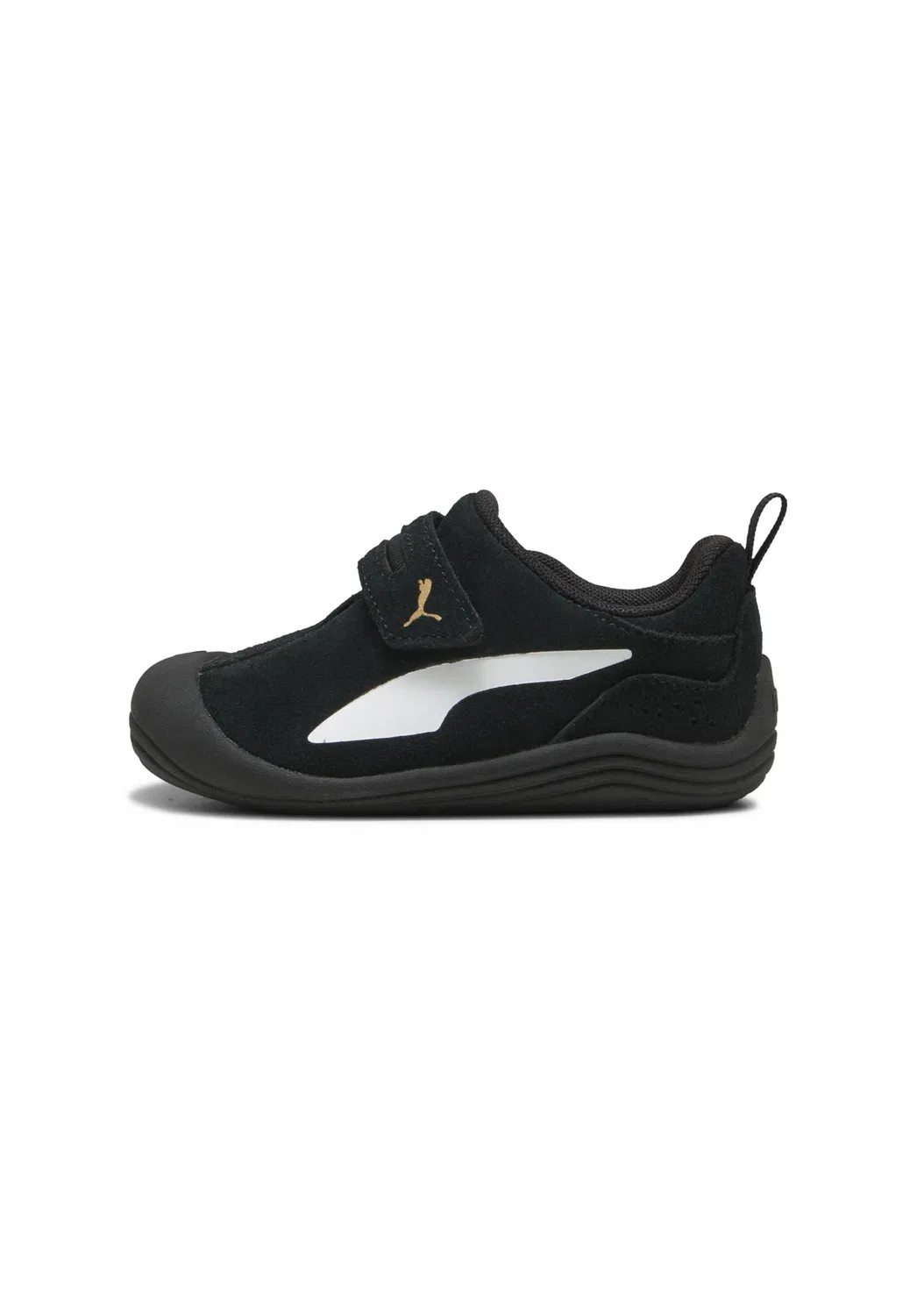 Премиальные кроссовки для ходьбы унисекс Puma, Black White Gold