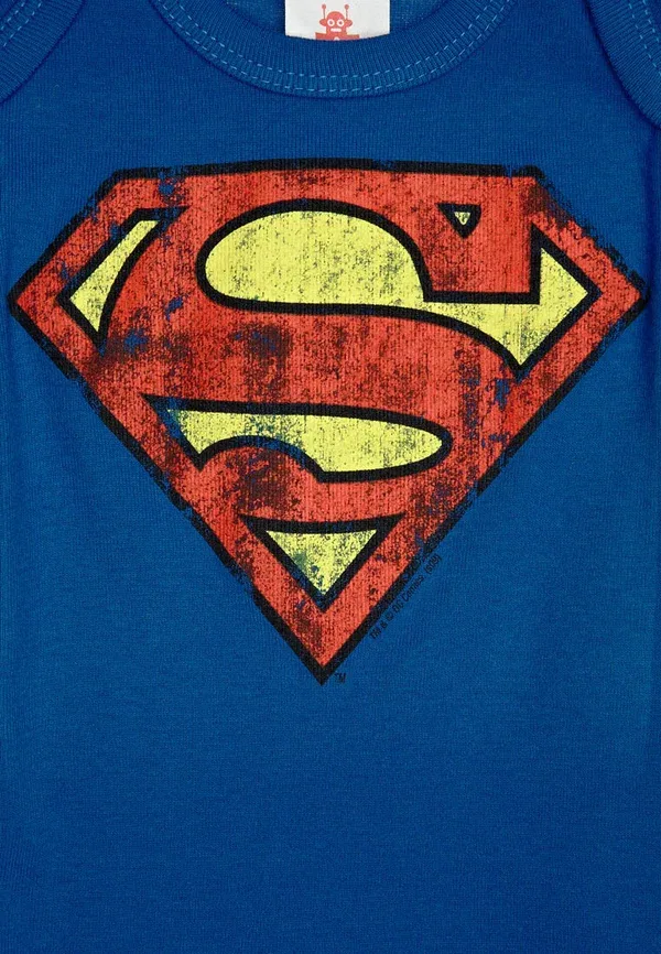 Боди с принтом dc-superman-logo-body Logoshirt, Azure Blue, синий — фото 3