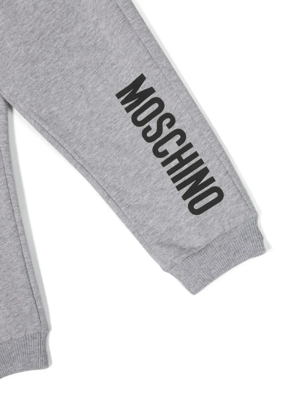 Спортивные брюки с логотипом Moschino Kids, серый — фото 3