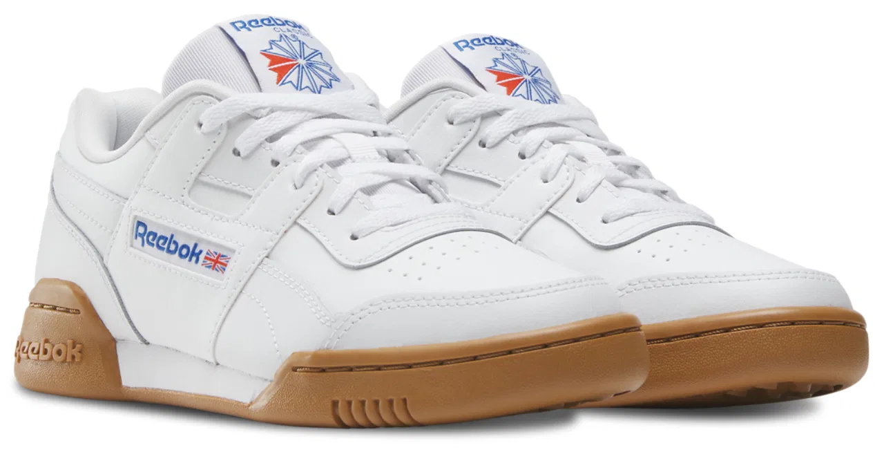 Кроссовки для мальчиков Workout Plus Reebok, цвет White/Tan — фото 2