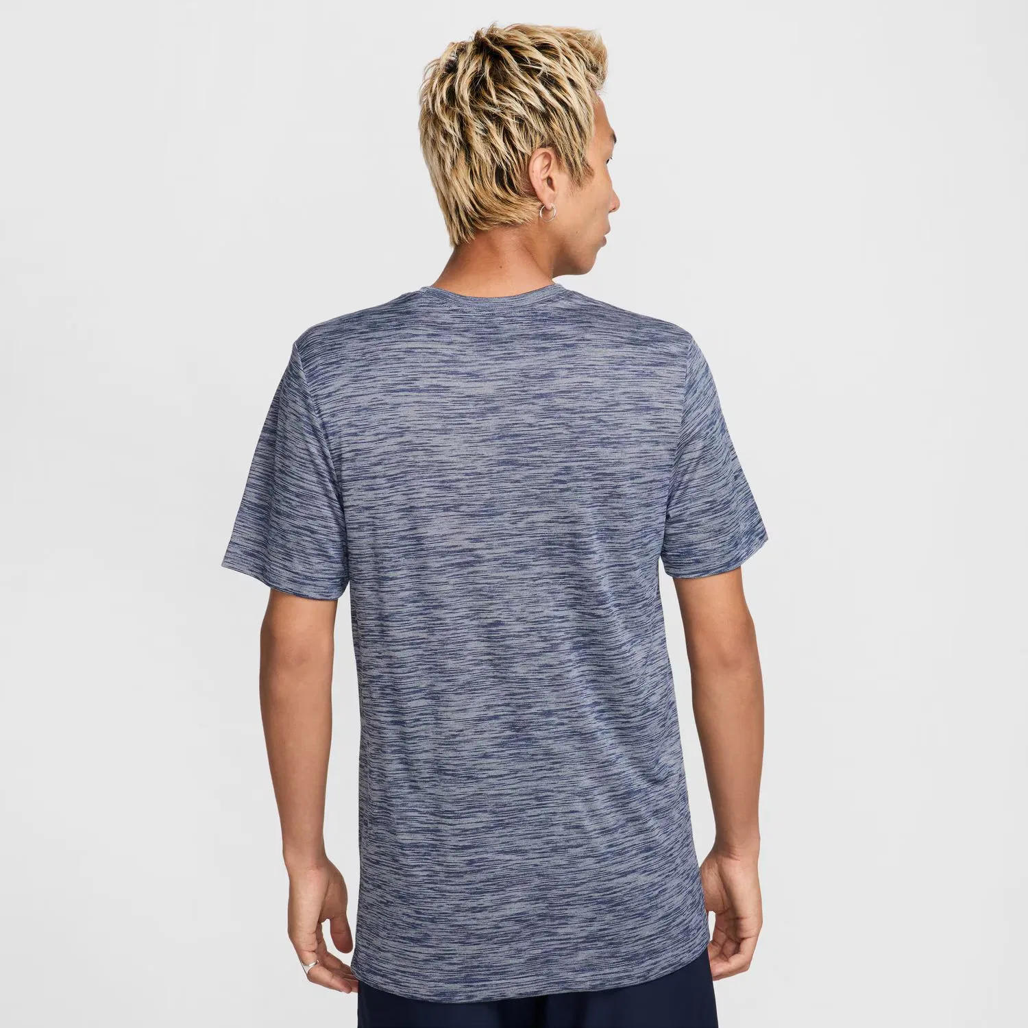 Мужская футболка, Dri-FIT, Nike, темно-синий — фото 2