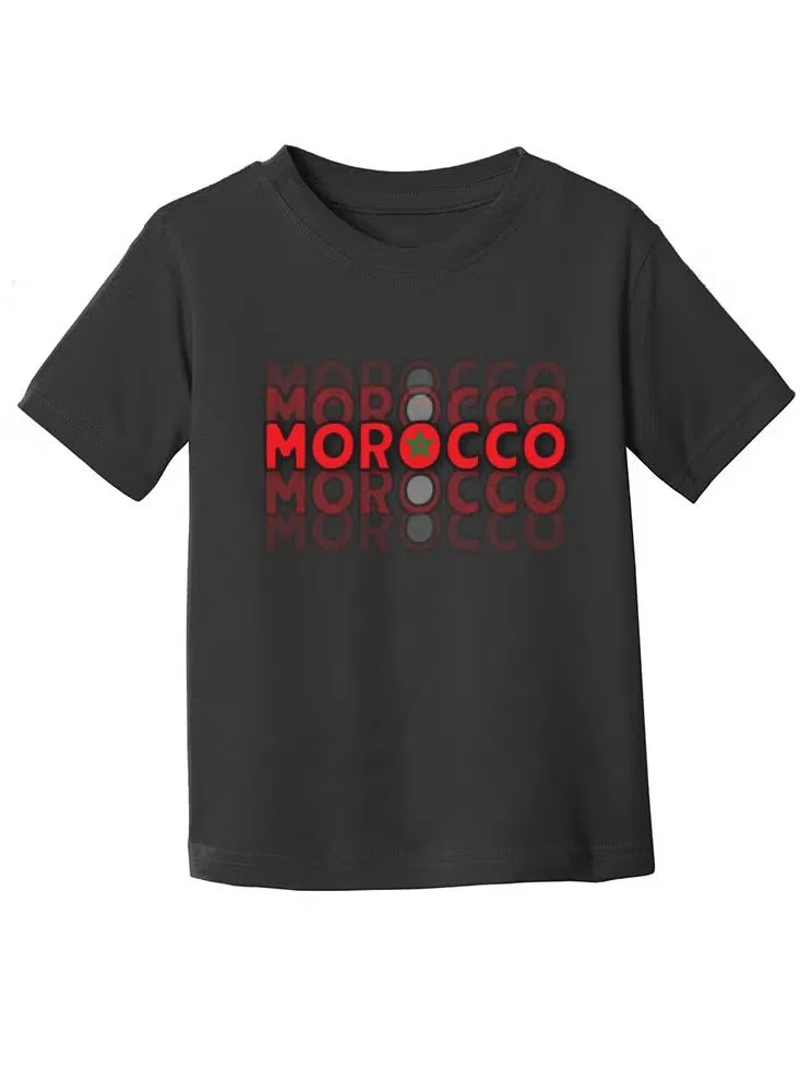 Футболка с принтом для девочки Morocco Printshop4Me, черный — фото 4