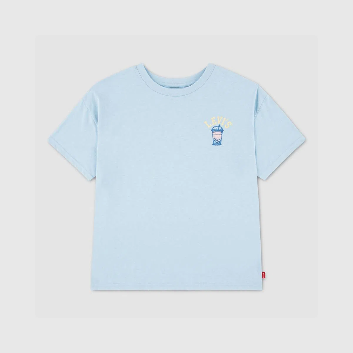 Футболка Boba оверсайз для девочек 4-6 лет Levi's, Angel Falls - Blue