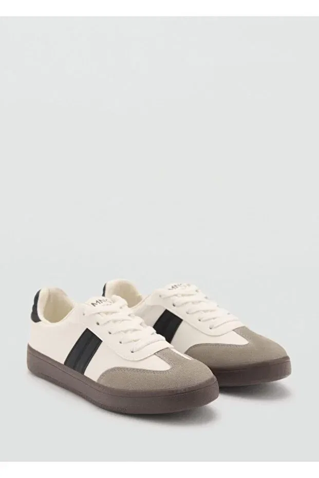 Детские кожаные кроссовки для мальчиков Mango Kids, Gray