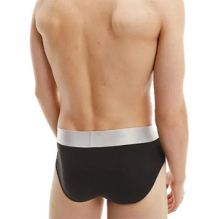 Мужские трусы-боксеры с логотипом Calvin Klein, комплект из 3, Black — фото 3