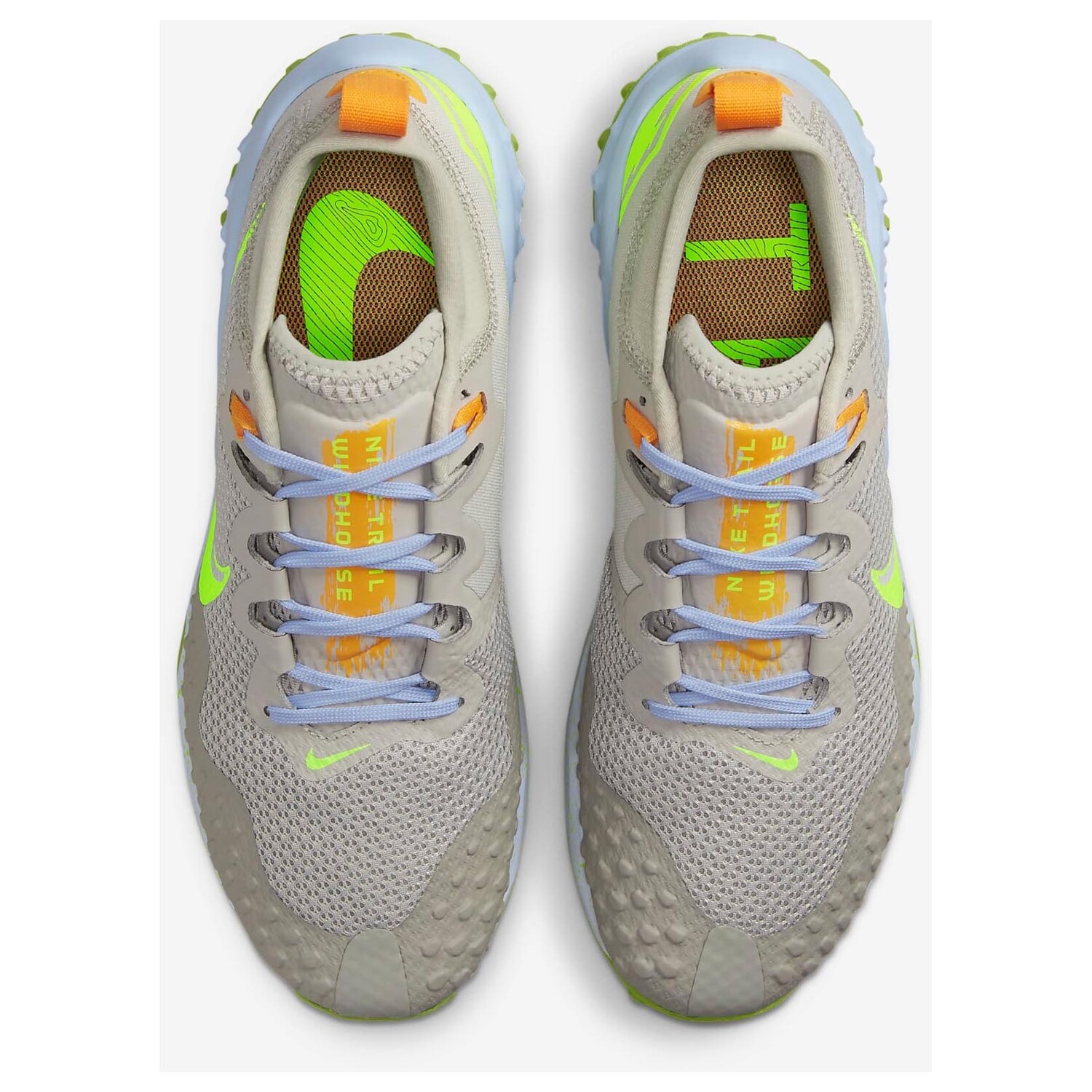 Кроссовки Nike Wildhorse 7, темно-бежевый/зеленый — фото 4