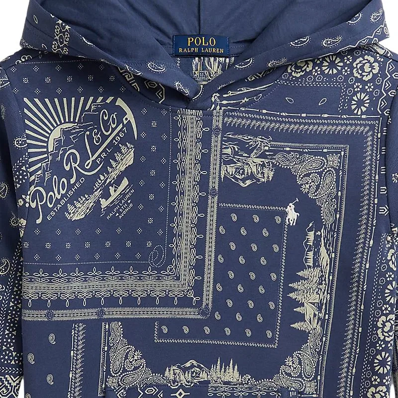 Детский свитшот с капюшоном, принт, Polo Ralph Lauren — фото 4