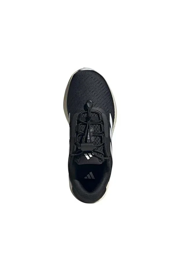 Детские кроссовки для девочек из текстиля Supernova ease k jh6241 Adidas, Black — фото 3