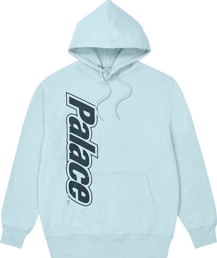 

Толстовка Palace Lowercase Font Hood 'Light Blue', синий