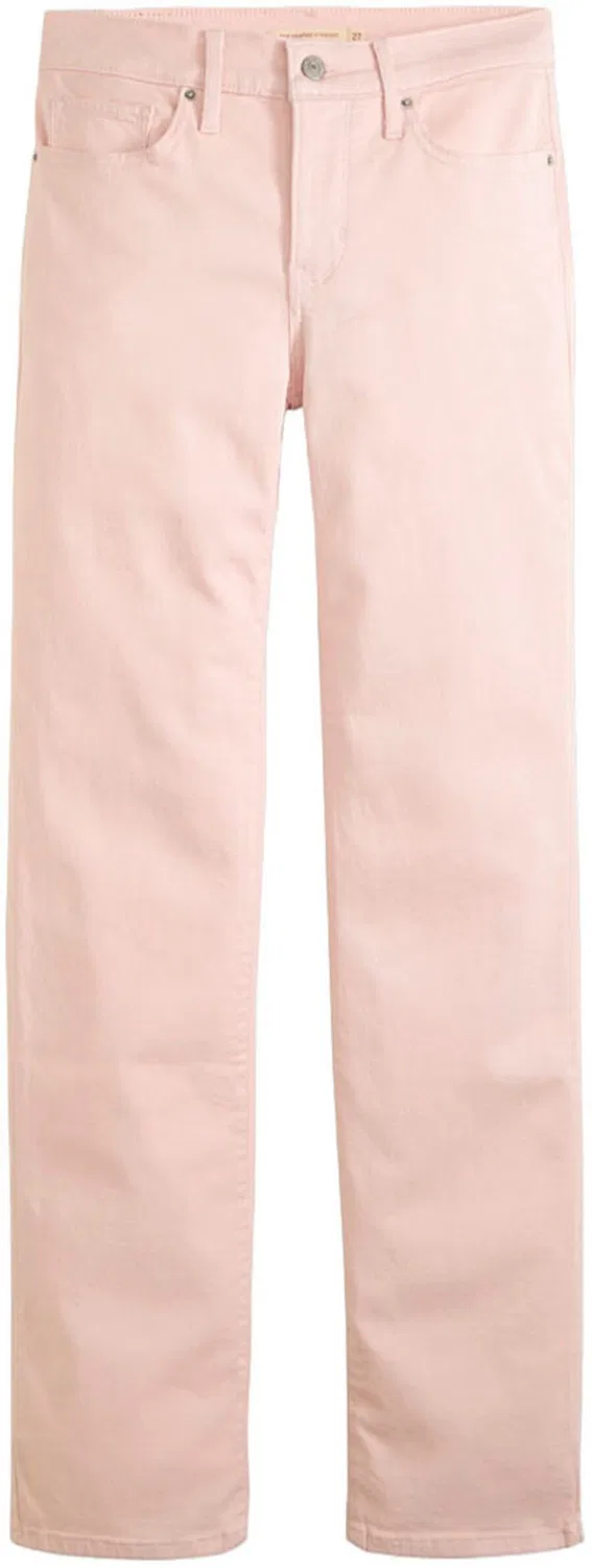 Джинсы LEVI'S Slim fit пастельно-розового цвета