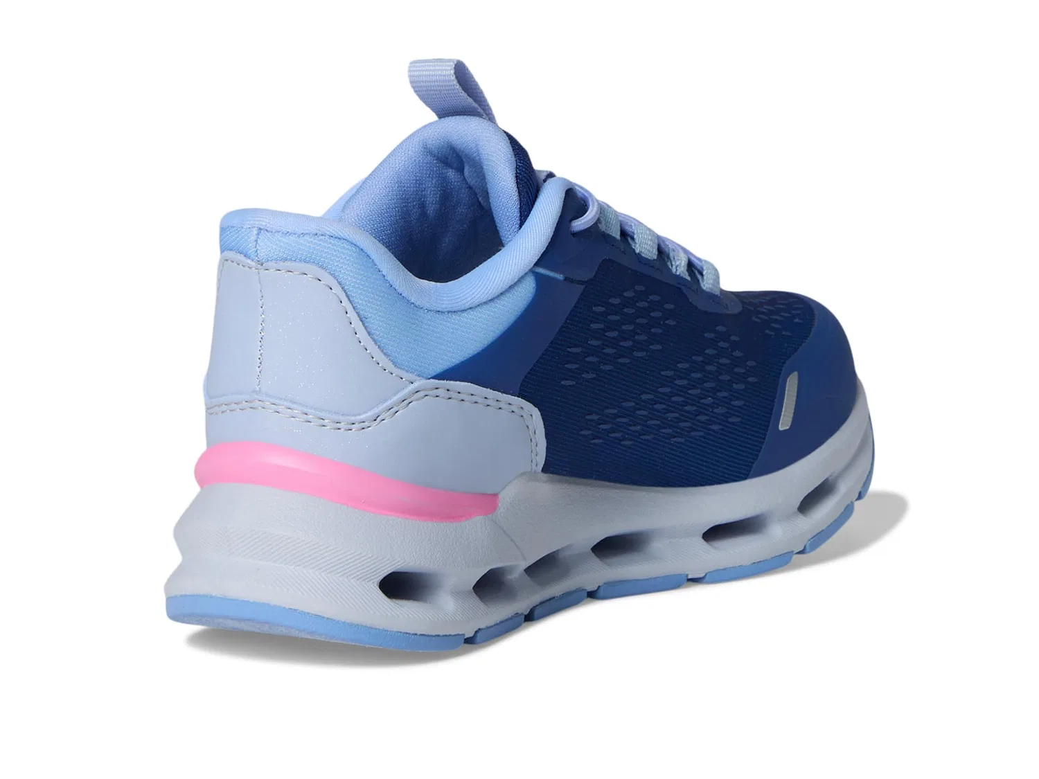 Детские кроссовки для девочек Glide-Step + View Wool Slip-in Trainer Skechers, Navy Blue Purple — фото 3