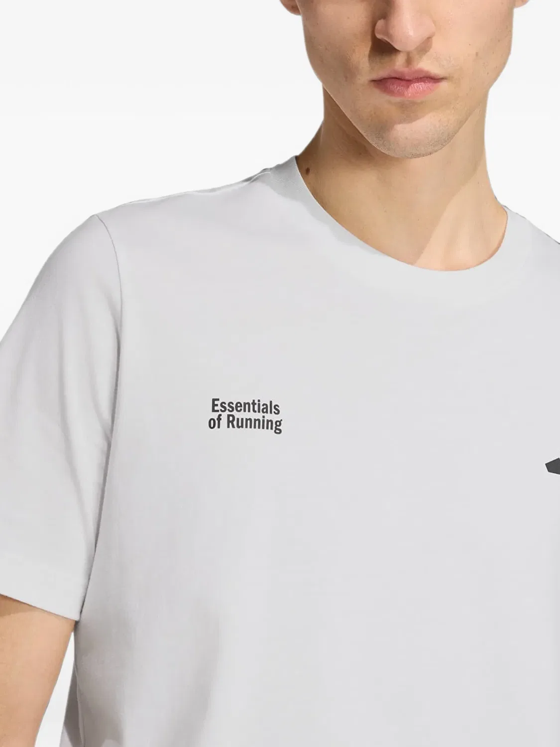 Футболка Run Essentials с графичным принтом Adidas, белый — фото 3