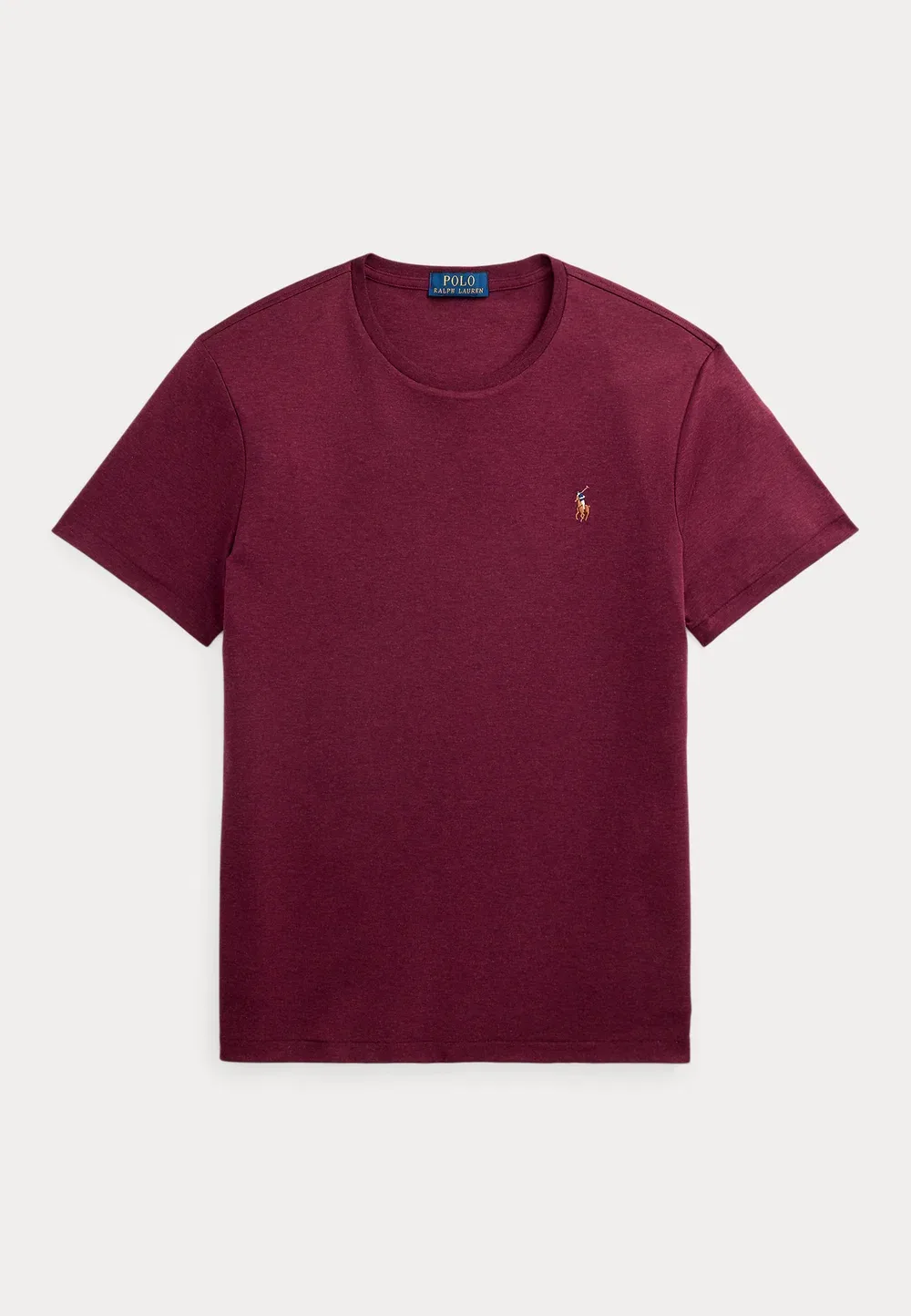 Футболка с коротким рукавом - базовая модель Polo Ralph Lauren, Spring Wine Heather — фото 4