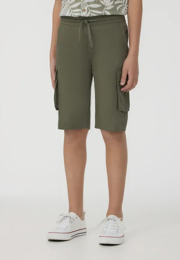 Брюки с утяжкой, хлопок, cargo trousers, Terranova, salvia, шалфейный