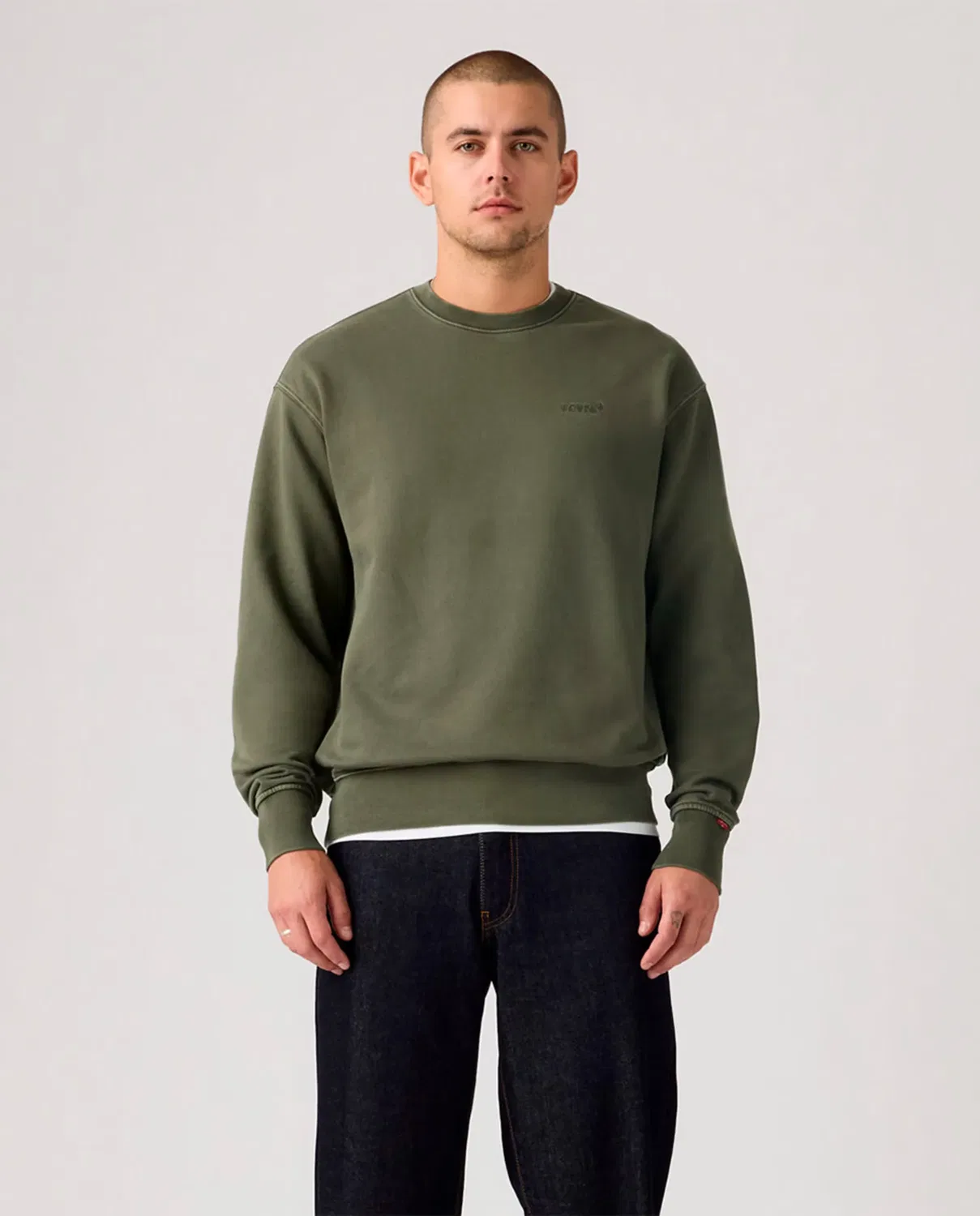 Мужская свитшот хлопковый Levi's, Verde