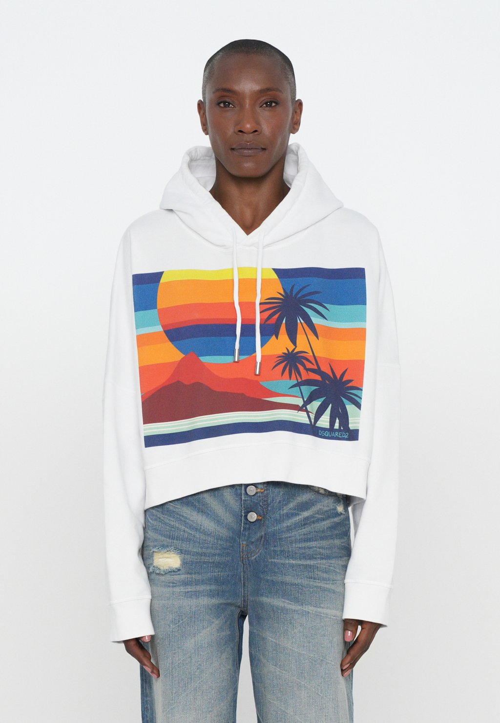 

Толстовка с капюшоном ONION HOODIE - Sweatshirt Dsquared2, белый