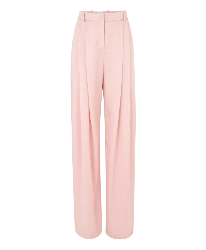 

Широкие брюки со складками Nina Ricci, розовый