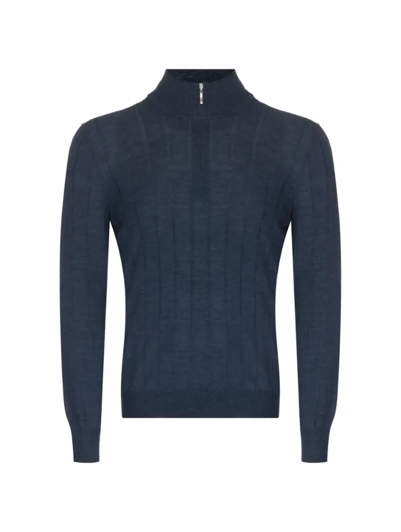 

Шерстяной свитер Gran Sasso, тёмно-синий