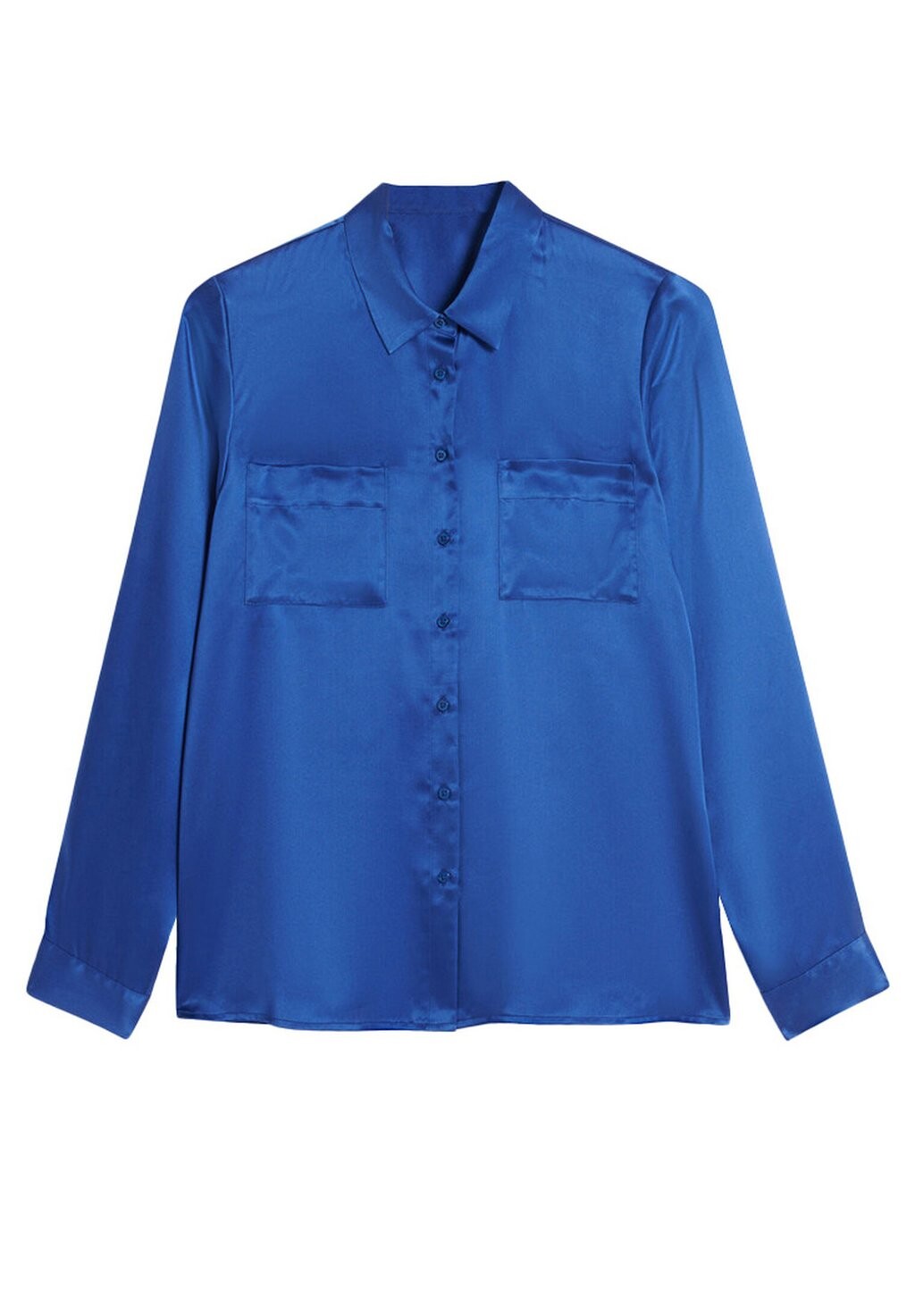 

Блузка на пуговицах FRENCH BRAND FASHION ELEGANT MODERN Caroll, синий