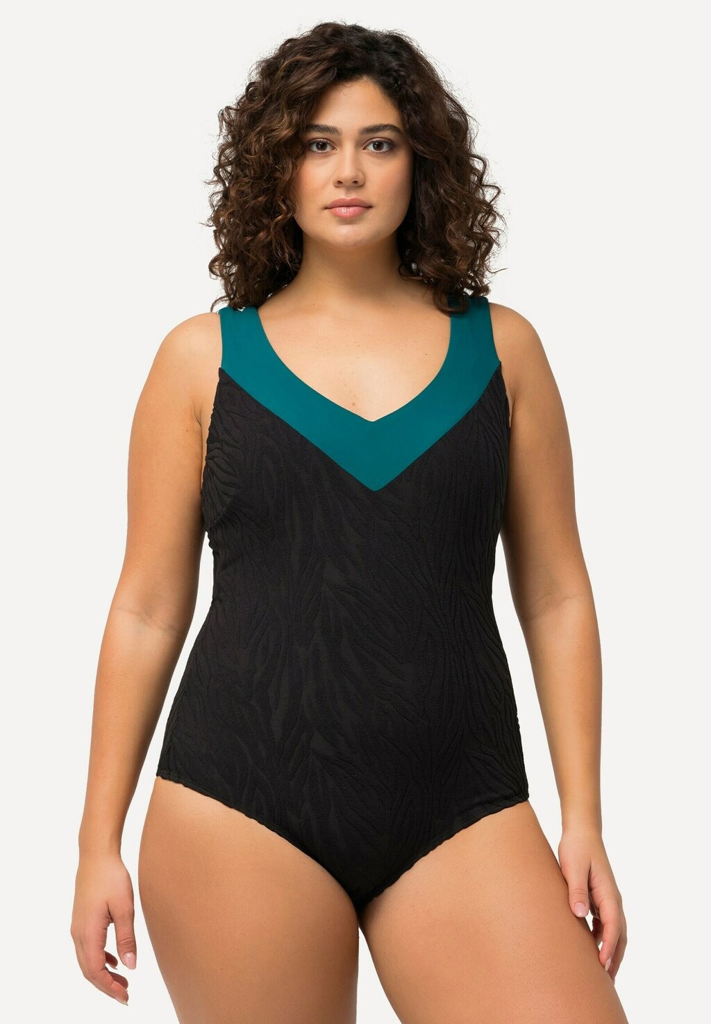 

Купальный костюм TEXTURED TIGER Ulla Popken, черный