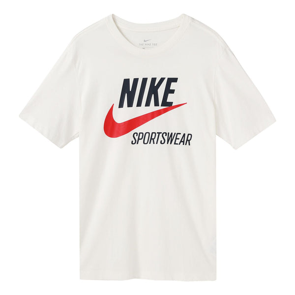 

Футболка sportswear futura alphabet logo printing short sleeve white Nike, белый