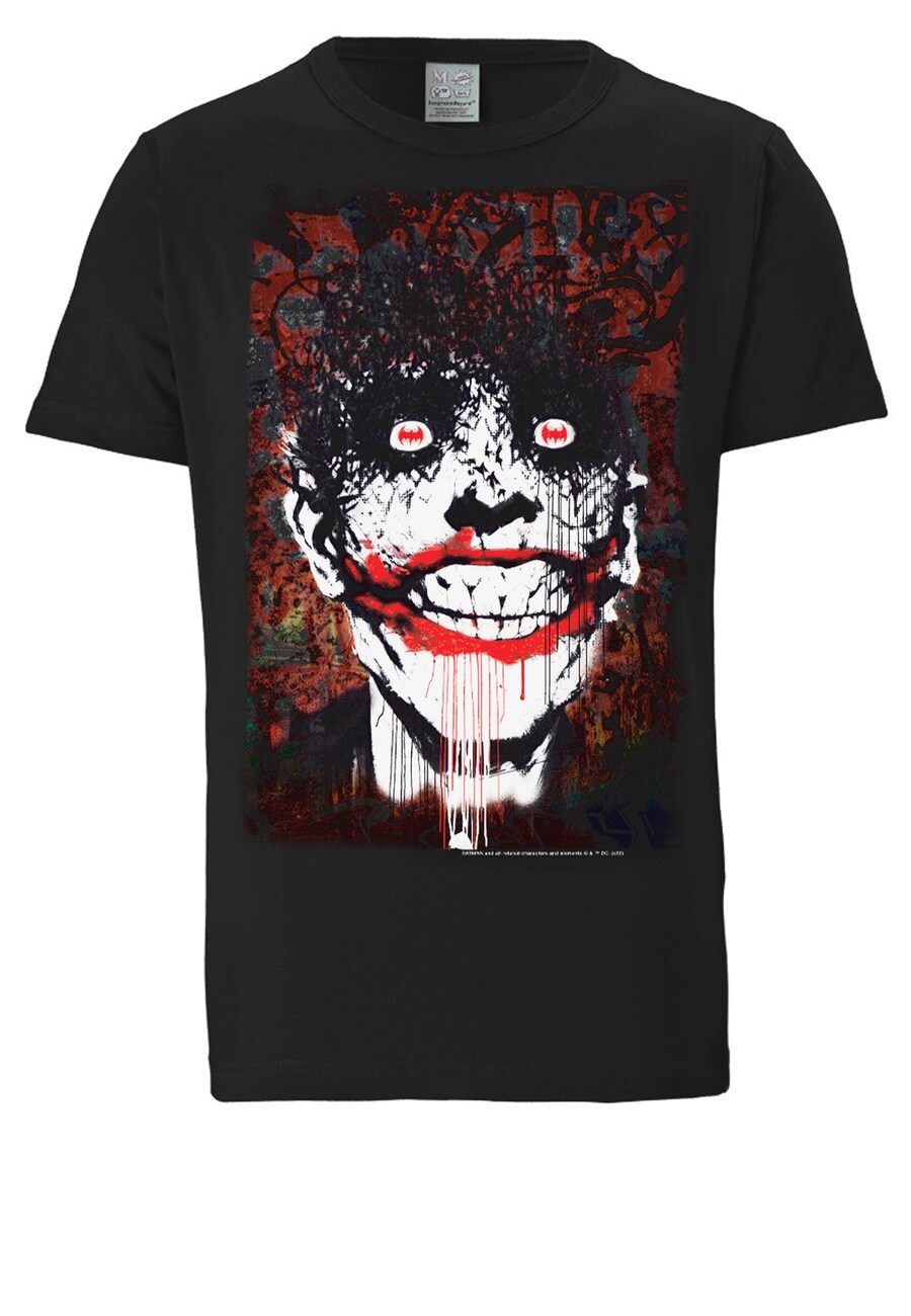 

Классическая футболка LOGOSHIRT Shirt Batman - Joker Bats Graffiti, черный