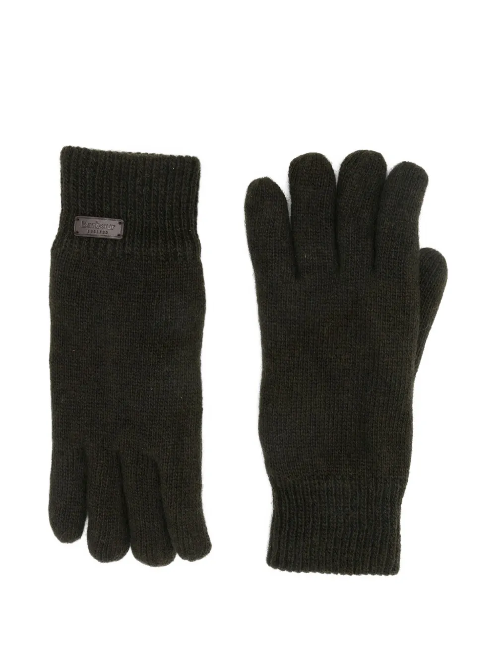 

Перчатки с нашивкой-логотипом Barbour, зеленый