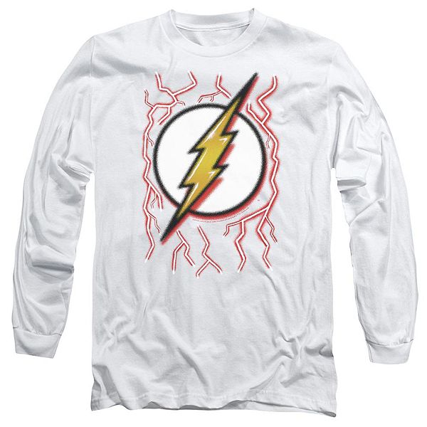 

Футболка с длинным рукавом Dc comics flash airbrush bolt Licensed Character