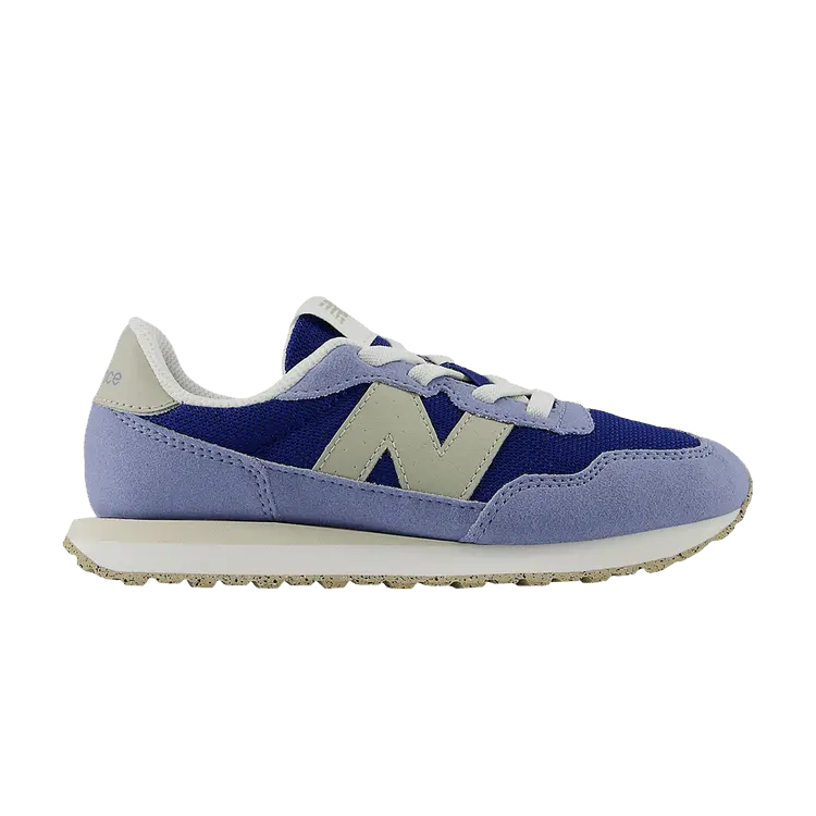 

Кроссовки New Balance 237 Bungee Lace Little Kid Wide 'Inkwel Peridot', синий