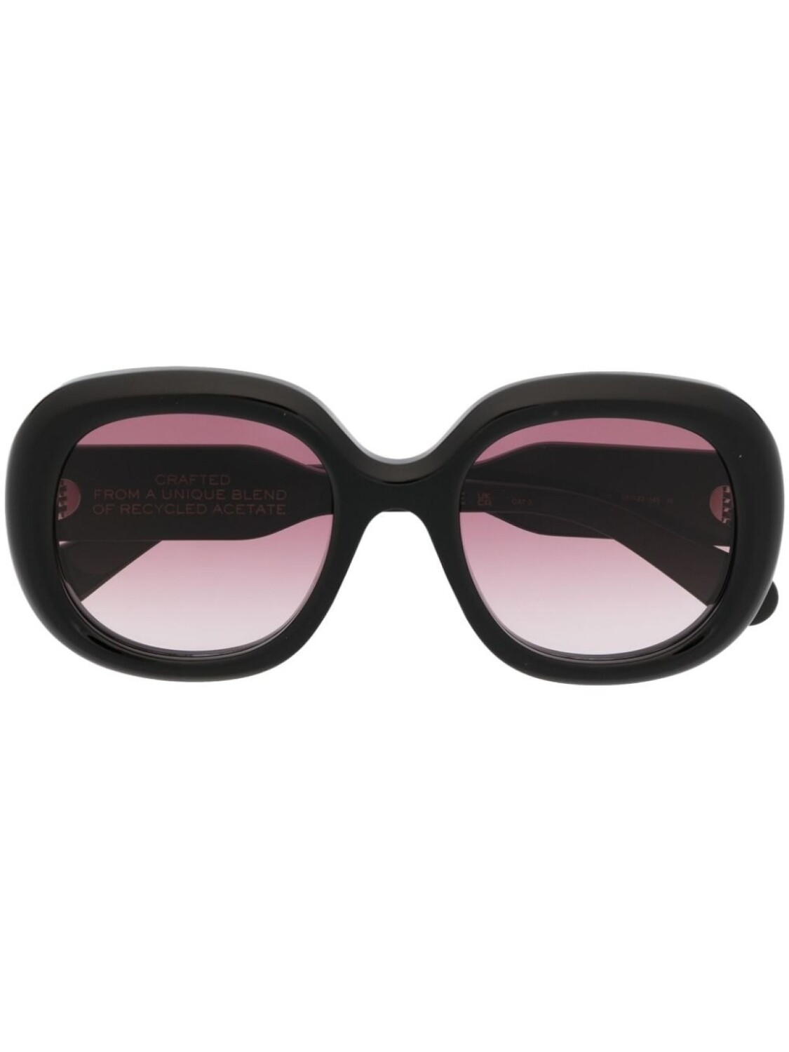 

Chloé Eyewear солнцезащитные очки в квадратной оправе, черный