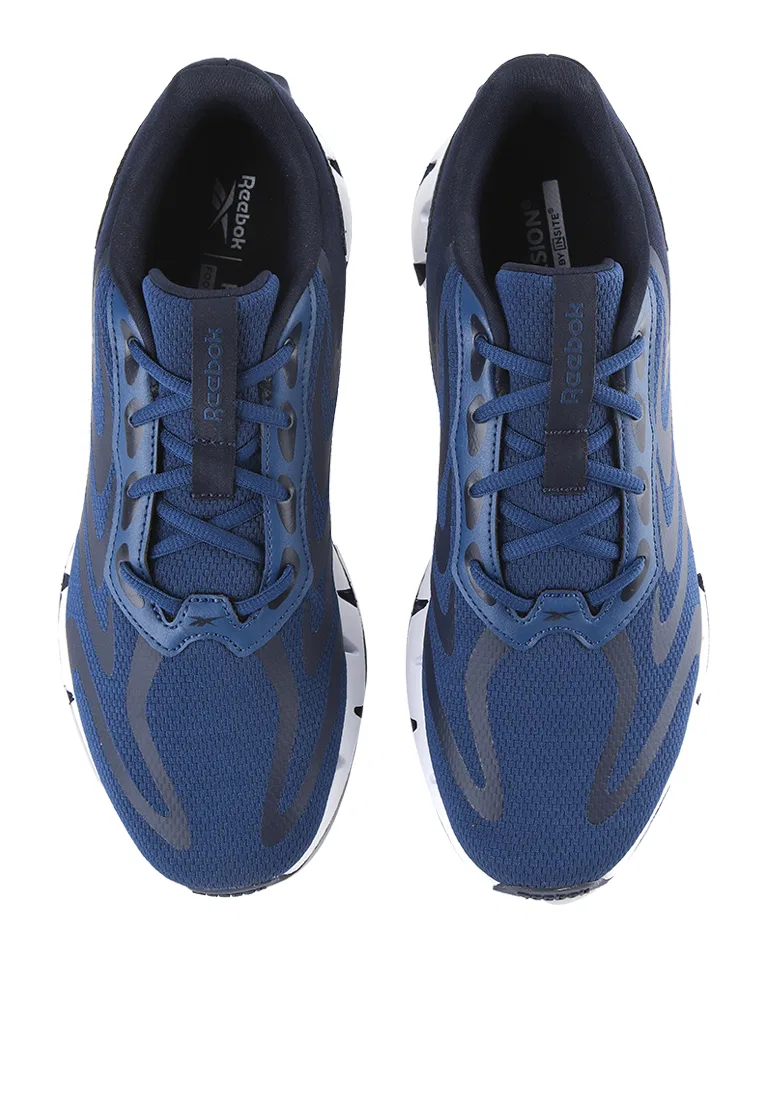Кроссовки мужские спортивные Zig Rise Reebok, белый/черный/синий — фото 4