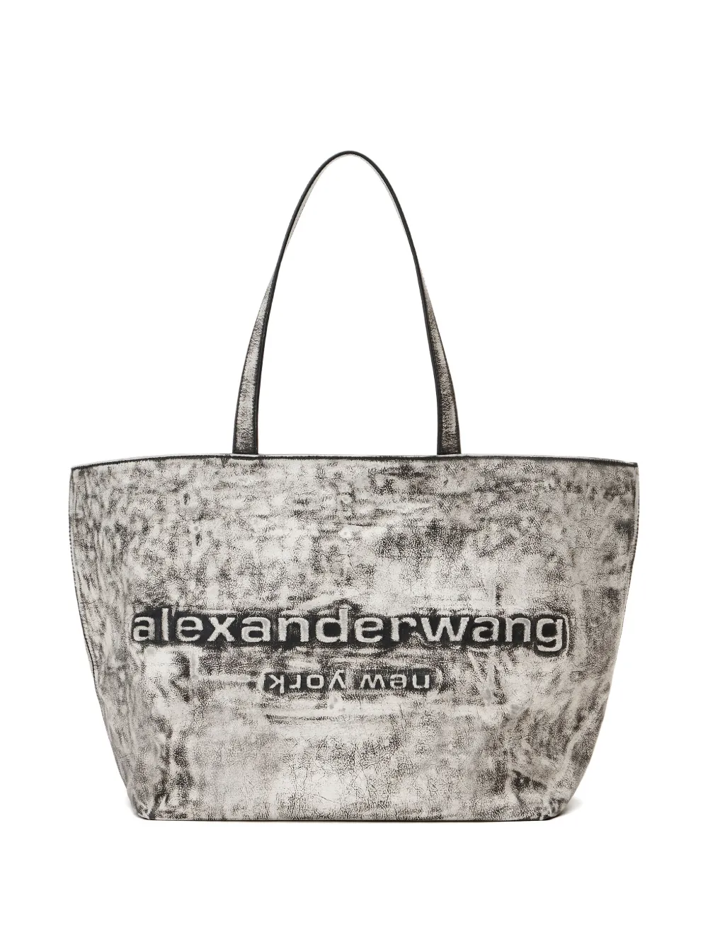 

Сумка-шоппер с перфорацией Alexander Wang, серый