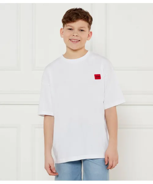 

Футболка Relaxed fit Hugo Kids, белый