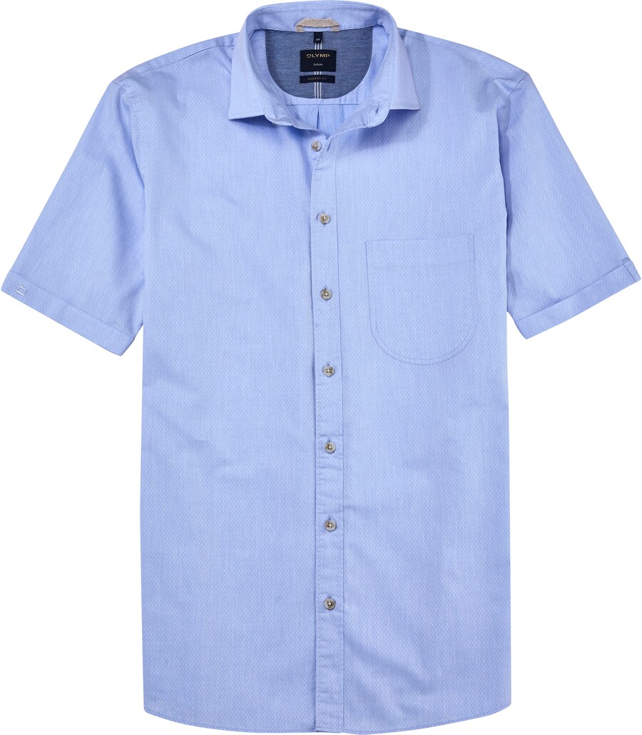 

Повседневная рубашка OLYMP Regular fit Button Up Shirt, светло-синий