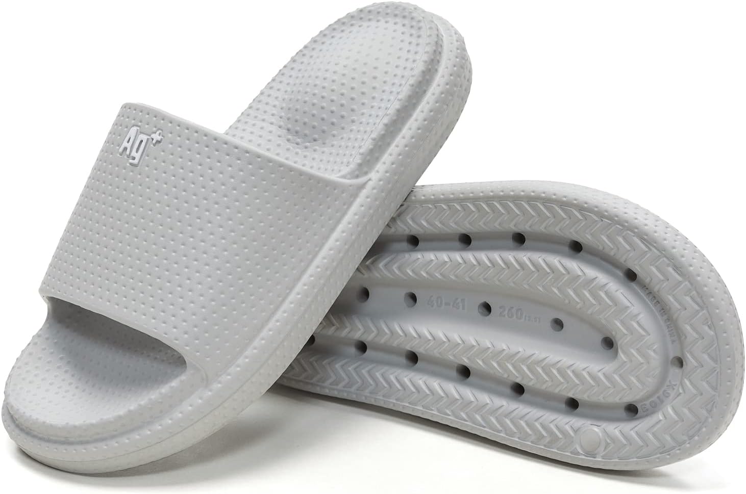 

Шлепацы utune для женщин и мужчин, массажные, для душа и ванной, с нескользящей подошвой, открытым носком, сверхмягкие, удобные, с толстой подошвой, домашние шлепанцы-подушки для использования в помещении и на улице, с антисептическим эффектом A...