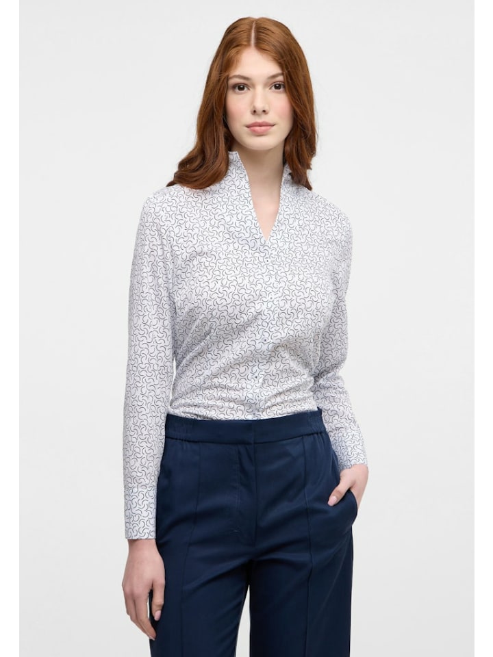 

Блузка с длинными рукавами для женщин, однотонная Eterna